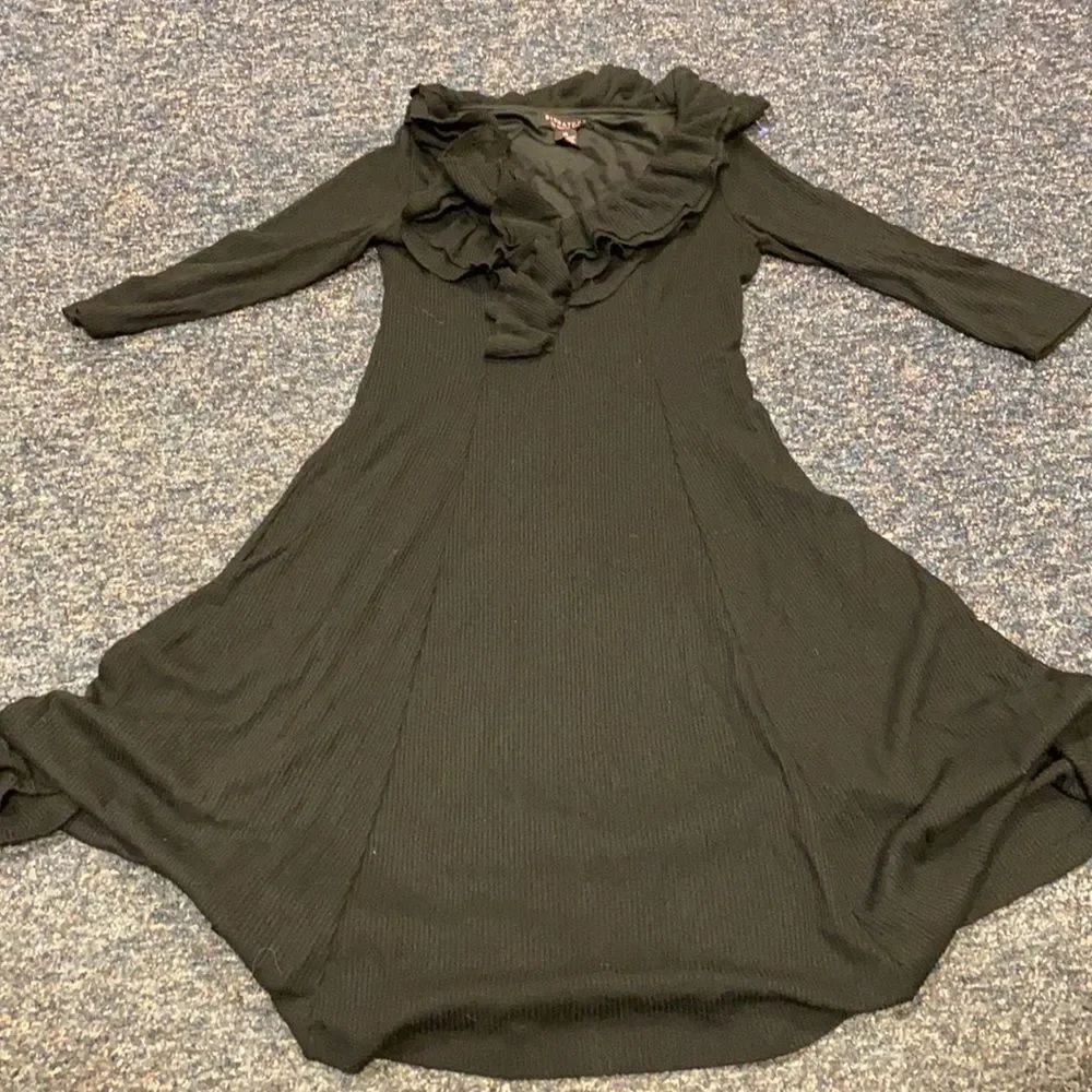 Robbie Bee Black Fit and Flare Sweater Dress sz. S